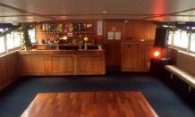 Golden Flame party boat christmas