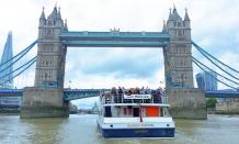 Golden, jubilee, wedding, party, boat, tower, bridge